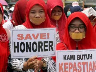 Forum Perjuangan Honorer Kabupaten Serang Gelar Aksi Damai, Tuntut Kepastian Pengangkatan PPPK