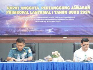 Primkopal Lantamal I Gelar Rapat Anggota Tahunan Tahun Buku 2024