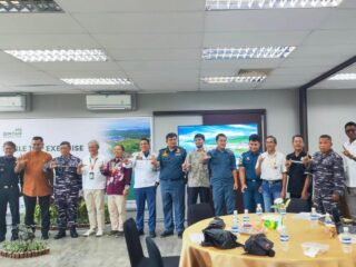 Danlanal Bintan Hadiri Table Top Exercise untuk Pengamanan Obyek Vital