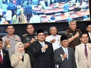 Dukung Sinergitas, Komandan Lantamal I Hadiri Rapat Paripurna DPRD Sumut