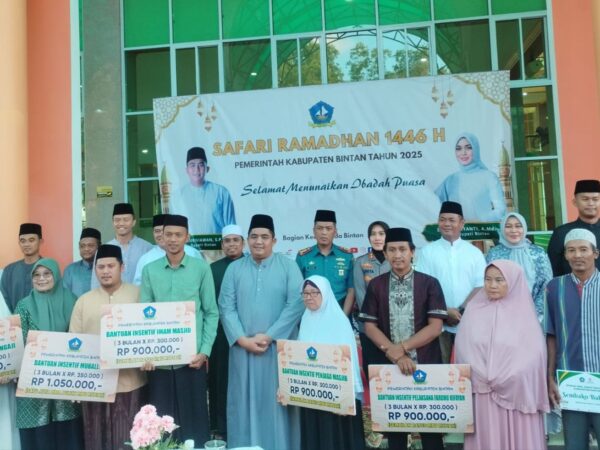 Safari Ramadhan, Danlanal Bintan Bersama Forkopimda Pererat Ukhuwah dengan Masyarakat