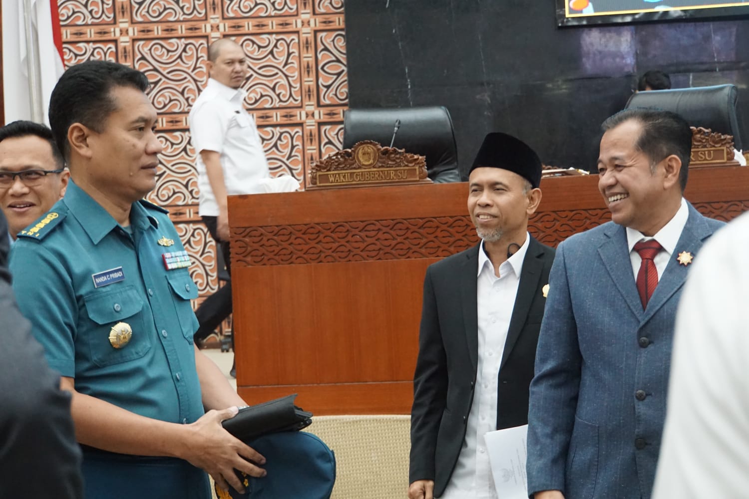 Dukung Program Pemerintah Daerah, Lantamal I Hadiri Rapat Paripurna DPRD Provinsi Sumut Masa Persidangan II Tahun 2024-2025