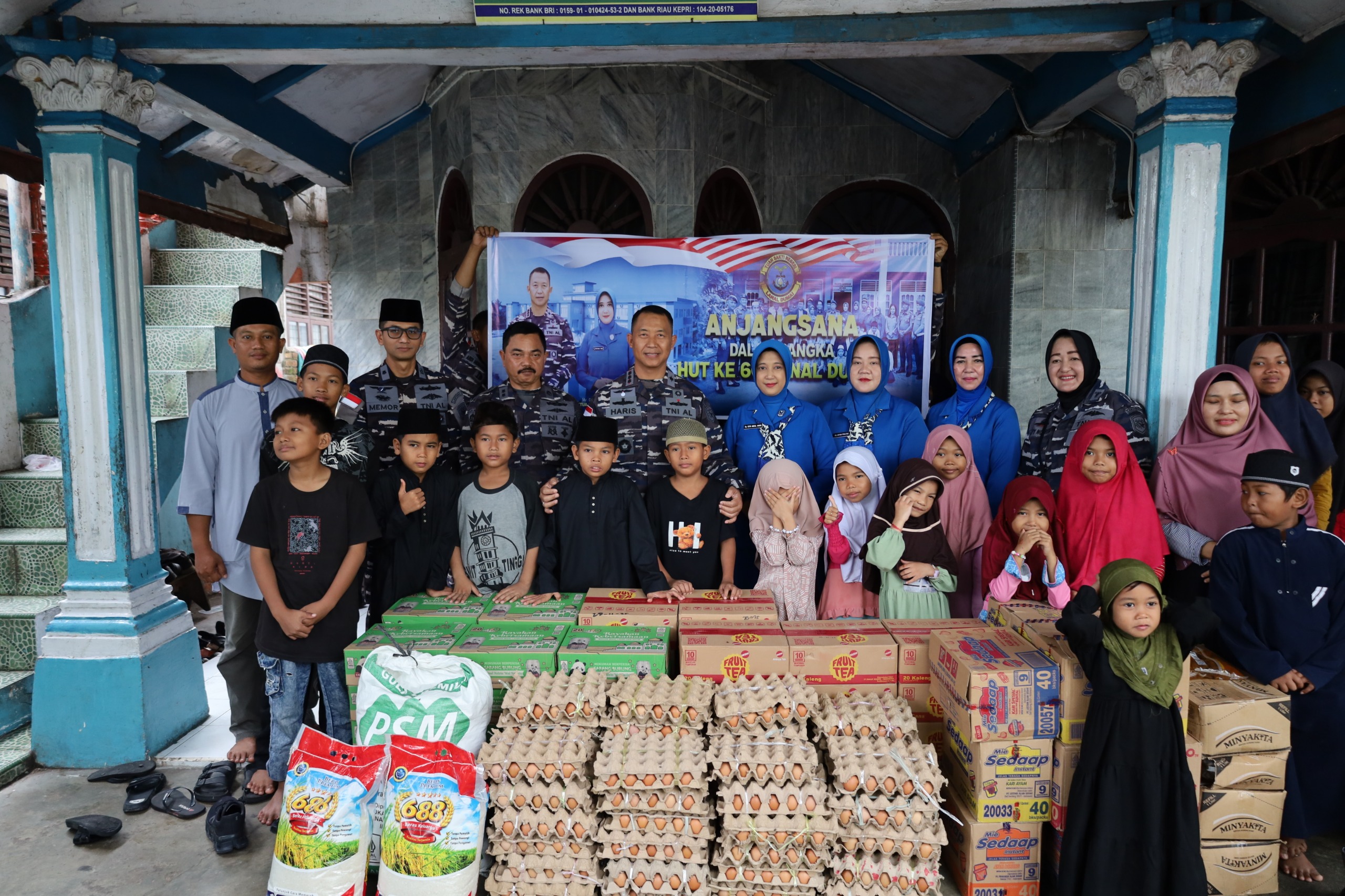 60 Tahun Mengabdi, Lanal Dumai Berbagi dan Menginspirasi