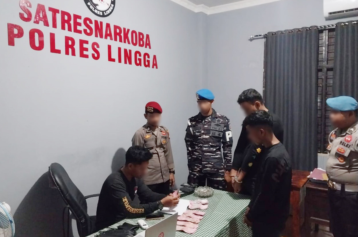 Tim Pengamanan Gabungan TNI-Polri Berhasil Ringkus Pengedar Ekstasi di Wisata Pulau Berhala